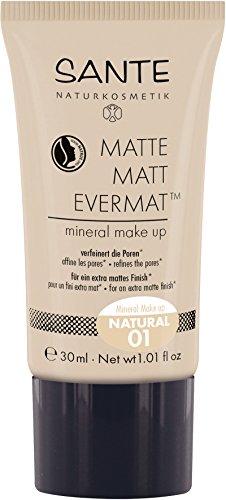 Sante Maquillaje Fluido Mate Evermat 01Natural Sante 100 g, 01 Natural - Heller Hautton