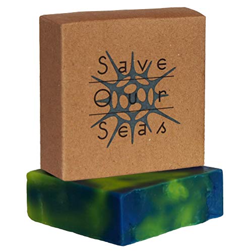 Save Our Seas, Salva Nuestros Mares Jabón de Hierbas Hecho a Mano – ¡Sin Aceite de Palma! - Empaquetado sin Plástico