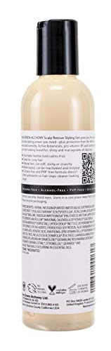 Scalp Rescue Styling Gel, Gel de peinado, unisex, para encrespamiento, combate la humedad (260ML)