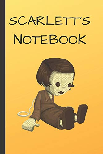 Scarlett's Notebook: Doll  Writing 120 pages Notebook Journal -  Small Lined  (6" x 9" )