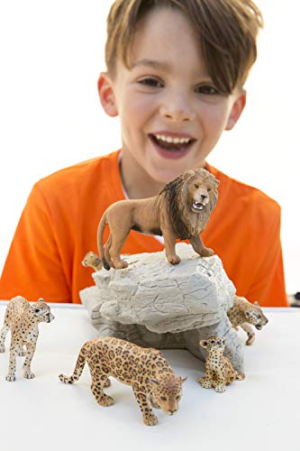 Schleich- León rugiente, 12.2 x 7.6 x 5.1 (14726)