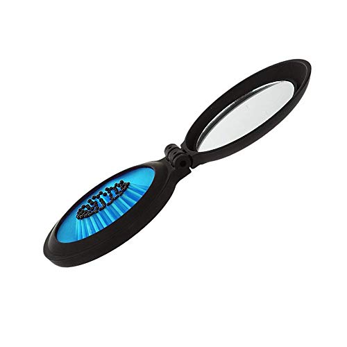 Schneespitze 2 Pcs Mini Peine Airbag Peine Masaje Airbag Peine plegable de viaje Herramientas del pelo Portátil De Mano Pequeños Espejos Mini Airbag peine