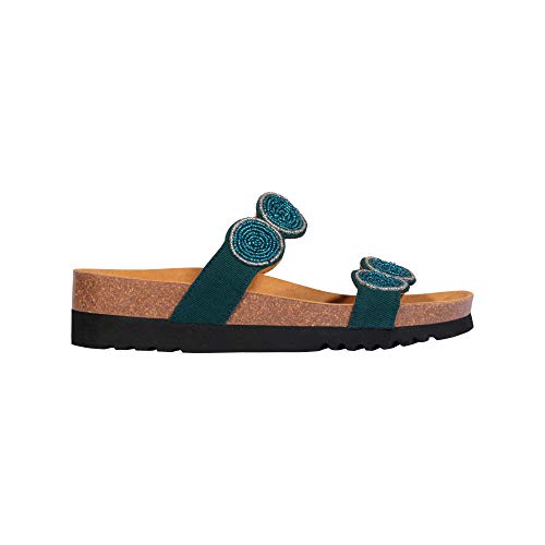 Scholl Sandalias sin Tira palmilla Verde 38