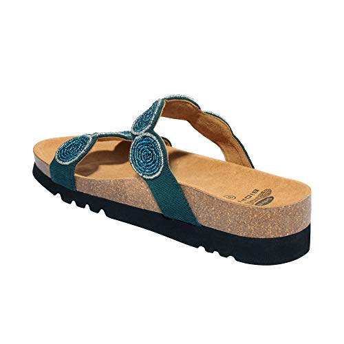 Scholl Sandalias sin Tira palmilla Verde 38