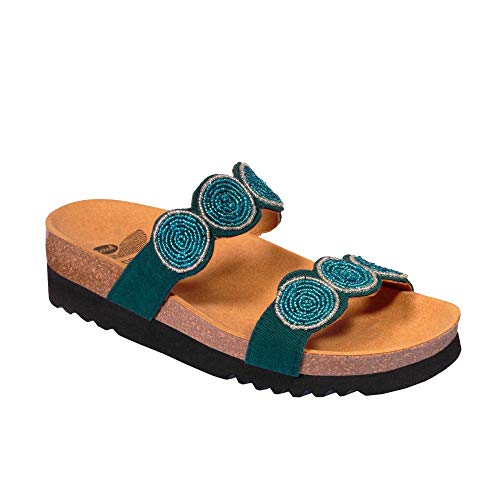 Scholl Sandalias sin Tira palmilla Verde 38