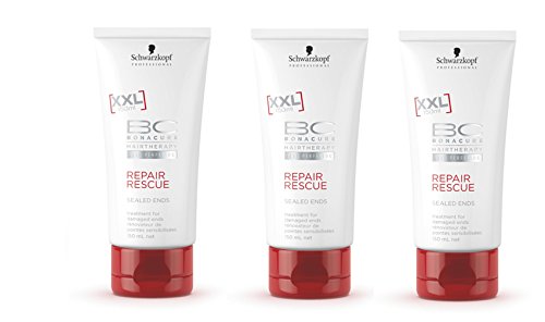 Schwarzkopf - BC Peptide Repair Rescue Sealed Ends treatment Triple Pack (3 x 150ml)