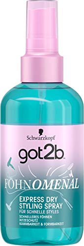 Schwarzkopf got2b Spray FÖHN O Menal Express Dry - Spray para secado, 1 unidad (200 ml)