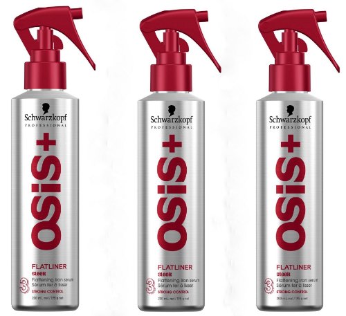 Schwarzkopf OSiS + Flat Liner Iron Serum 3 x 200 ml = 600 ml