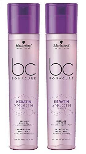 Schwarzkopf Professional BC Bonacure Keratin Smooth Perfect Micellar Shampoo - 250ml - Champú Micelar