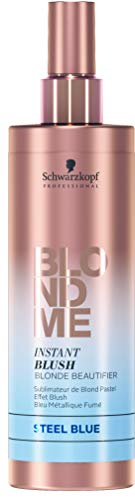 Schwarzkopf Professional Blondme Instant Blush Tono Steel Blue Tratamiento Capilar - 250 ml