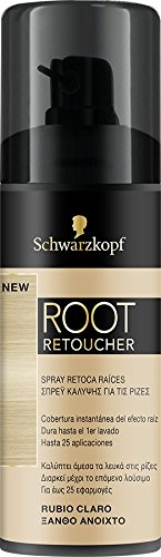 Schwarzkopf Root Retoque Spray de Coloración Color Rubio Claro - 1 Ud de 120ml