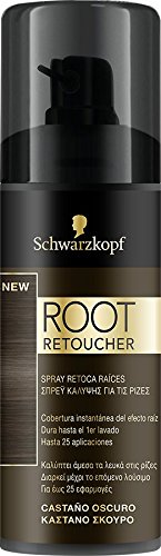 SCHWARZKOPF Root tinte castaño oscuro retoca raíces spray 120 ml