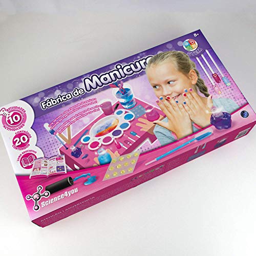 Science4you-Fábrica de Manicura XL, Niños +8 Años, Multicolor (80002192)