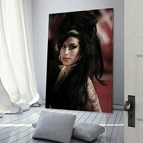 SDFG Jean Paul Gaultier Amy Winehouse Poster Cuadro decorativo Lienzo de pared Arte de la Sala de estar Cartel Dormitorio Pintura 50 x 75 cm