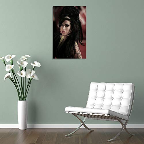 SDFG Jean Paul Gaultier Amy Winehouse Poster Cuadro decorativo Lienzo de pared Arte de la Sala de estar Cartel Dormitorio Pintura 50 x 75 cm