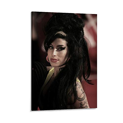 SDFG Jean Paul Gaultier Amy Winehouse Poster Cuadro decorativo Lienzo de pared Arte de la Sala de estar Cartel Dormitorio Pintura 50 x 75 cm