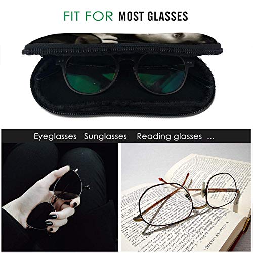 SDFGJ John Mayer - Estuche portátil para gafas de sol, funda blanda para gafas, con mosquetón