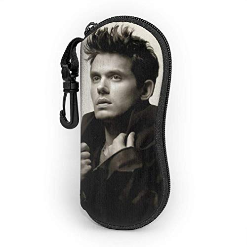 SDFGJ John Mayer - Estuche portátil para gafas de sol, funda blanda para gafas, con mosquetón