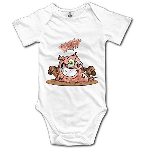 SDGSS Baby Girl/Boy Clothes Bodysuits Jumpsuit Ropa para bebés Bodysuits Fashion Dirty Happy Porky Pig