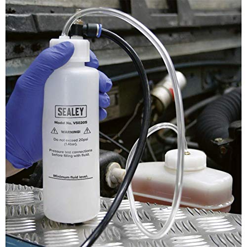 Sealey VS0205 - Sangrador automático de Frenos y Embrague, Color Rojo