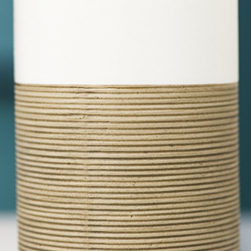Sealskin Dispensador de Jabón Doppio, 6.7 x 8.5 x 18 cm, Porcelana, Arena