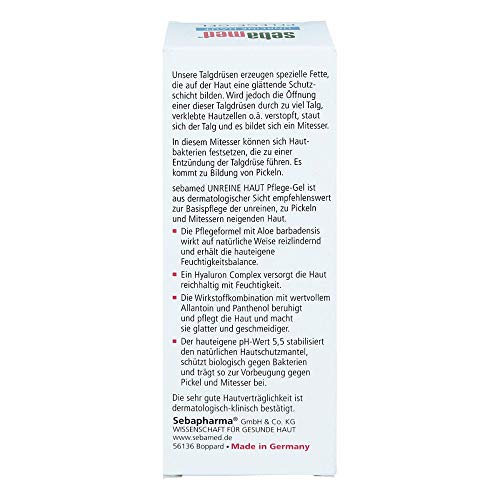 Sebamed - Gel limpiador facial anti-imperfecciones (50 ml)