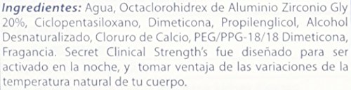 Secret Clinical Strength Clear Gel Women's Antiperspirant & Deodorant Completely Clean Scent 1.6 Oz, 1.600 Fluid Ounce by Secret