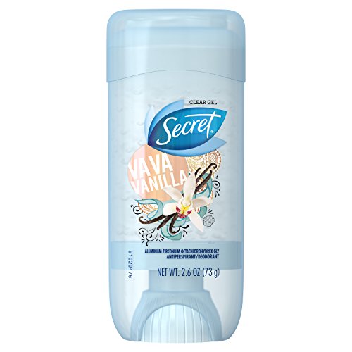 Secret Fresh Va Vanilla Gel Transparente Antitranspirante y Desodorante – 2.6oz
