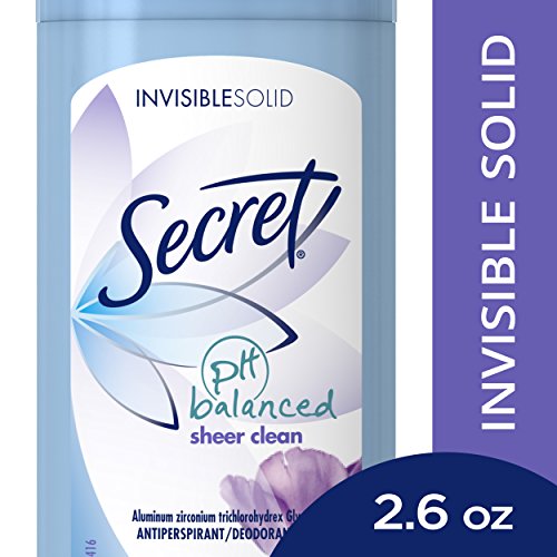 Secret Original Sheer Clean Scent Women's Invisible Solid Ph Balanced Antiperspirant & Deodorant 2.6 Oz by Secret