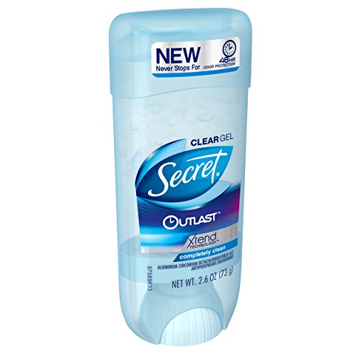 Secret Outlast Completely Clean Scent Women's Clear Gel Antiperspirant & Deodorant 2.6 Oz by Secret