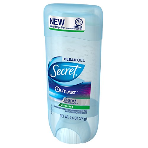 Secret Outlast Unscented Women's Clear Gel Antiperspirant & Deodorant 2.6 Oz by Secret