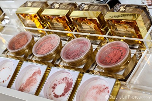 Seda Aceite de Marruecos Colorete - Mineral colorete, Maquillaje, Rostro / En Polvo, Profesional Cheek - Rosa Coral - Sin Parabenos, Talco Gratis y No Testado Animales - Marroquí Baya, 10g