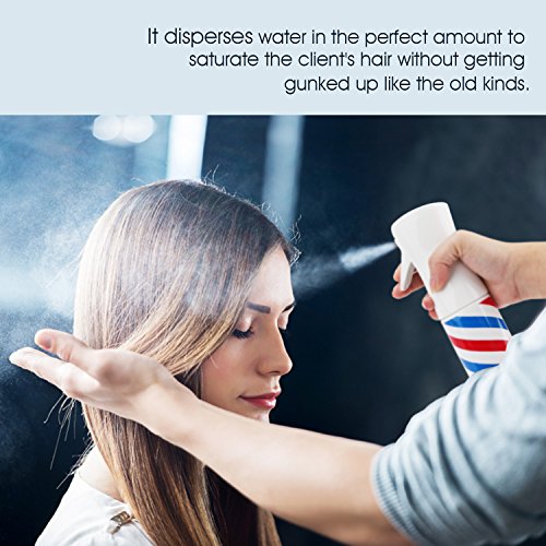 Segbeauty Salón Botella de Spray para Cabello Ultra Fina Niebla, 160ml Disparador Rociador de Agua para Limpieza Jardinería y Peluquería, Multicolor Vacío Barbero Pulverizador Aerosol