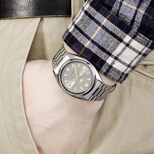 Seiko Reloj Analógico Automático para Hombre con Correa de Acero Inoxidable – SNXS75K