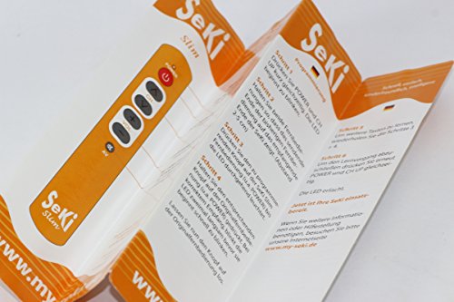 SeKi Slim - Mando a Distancia Universal con Teclas Grandes Naranja