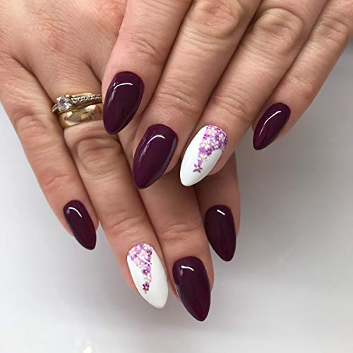 Semilac Esmalte de uñas híbrido UV, número 083, 7 ml, vino borgoña