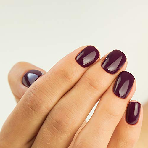 Semilac Esmalte de uñas híbrido UV, número 083, 7 ml, vino borgoña