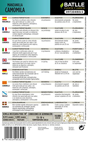 Semillas Aromáticas - Manzanilla-Camomila - Batlle