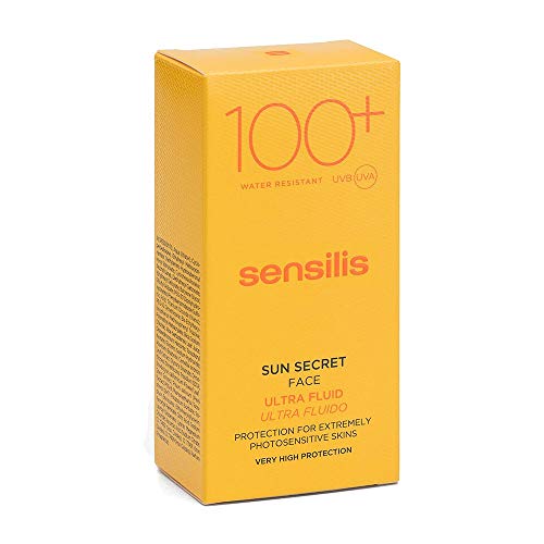Sensilis Sun Secret Ultra Protector Solar Facial SPF50+, Pack de 2 unidades de 40 ml