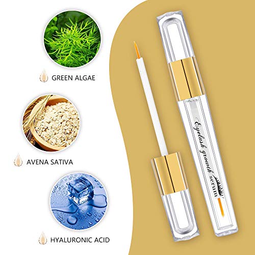 Serum Pestañas,Tratamientos Para Pestañas, Tratamiento Fortalecedory Alargador para Pestañas y Cejas,Potenciador de Pestañas con Ingredientes Naturales,5ml