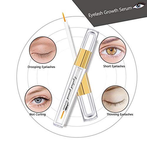 Serum Pestañas,Tratamientos Para Pestañas, Tratamiento Fortalecedory Alargador para Pestañas y Cejas,Potenciador de Pestañas con Ingredientes Naturales,5ml