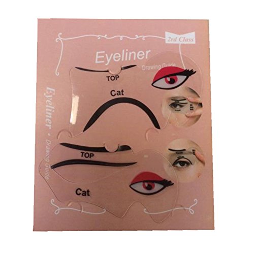 Set de 2 plantillas para eyeliner de Justfox