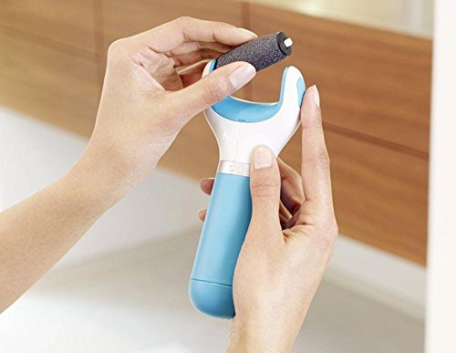 [Set de 4] Extrarugosos Rodillos Lijadores para Recambio de Scholl Velvet Smooth Diamond Crystals/Lima Electrónica Velvet Smooth Wet&Dry