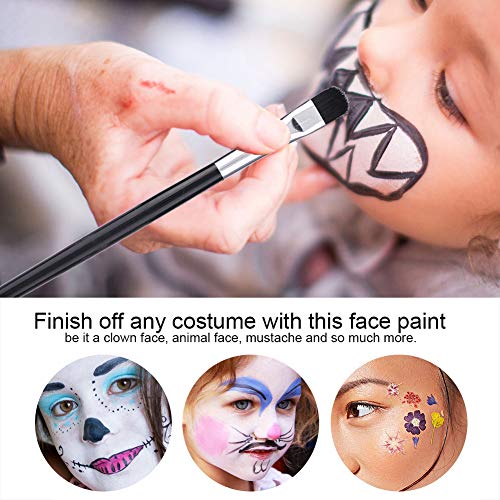 Set de pintura corporal -15 plantillas, pinturas lavables-Halloween Art Party Set de maquillaje de lujo