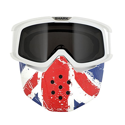 Set Gafas Máscara Union Jack x Cascos Shark Raw