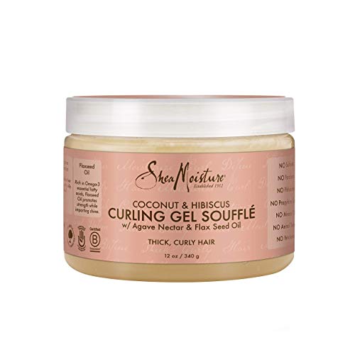 SheaMoisture 290315 - gel para el cabello (Unisex, Aqueous Infusion of Agave Teqilana Leaf Extract and Sugar Cane Extract, Pectin, Vegetable Glycerin, , Apply sparingly on wet or dry hair. Comb through with a wide tooth comb or fingers to shape curls. F)