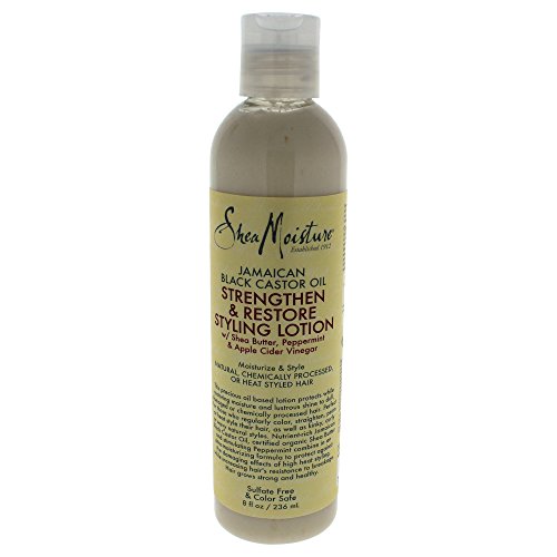 SheaMoisture Jamaican Black Castor Oil - aceites para el cabello (Unisex, Moisturising, Water (Aqua), Hydroxypropyl Trimonium Hydrolyzed Corn Starch, Oat Beta Glucan, Cetearyl Alcohol, Hyd, Squeeze a small amount in to hands, and apply to damp or dry hair