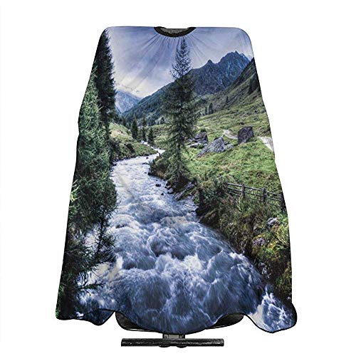 Sherly Yard Capa de peluquería, Capa de peluquería River Salon Peluquería, peluquería, peluquería Impermeable Salón de peluquería Capa de Delantal para Adultos