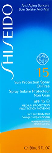 Shiseido 70518 Protección solar, SPF 15 - 150 ml