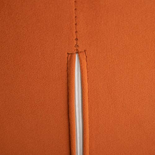 Silla Mariposa contemporánea Terracota de Terciopelo y Metal, de 59x49x74 cm - LOLAhome